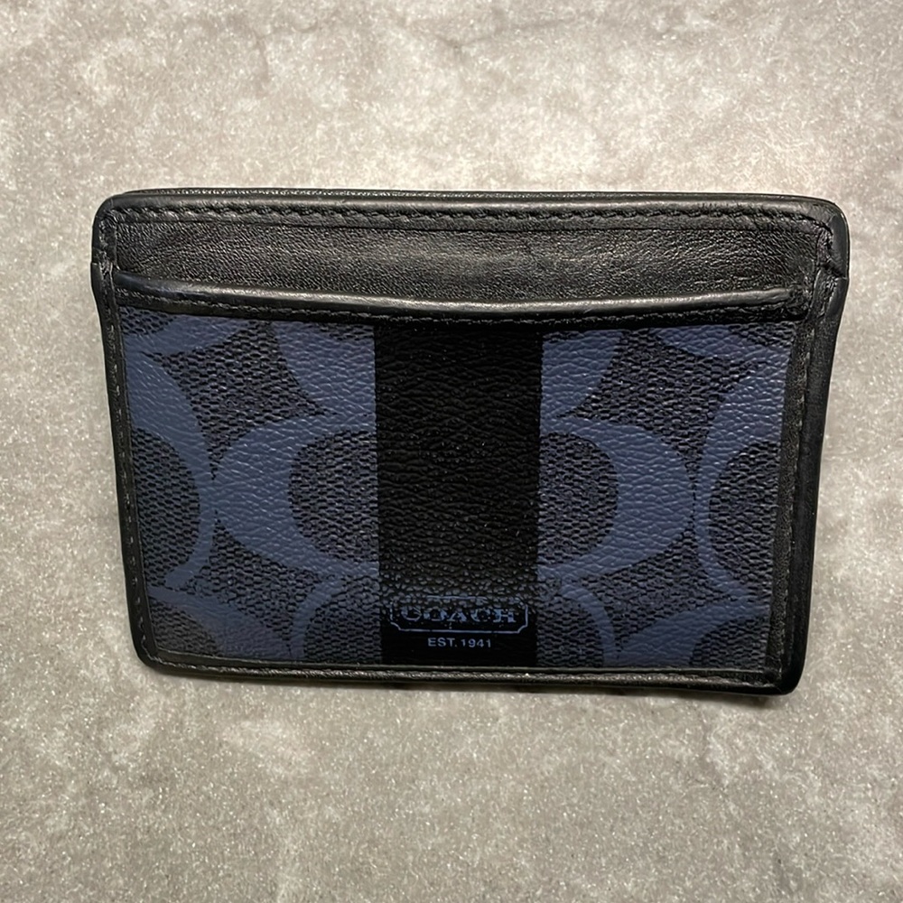 Coach credit card holder/ wallet